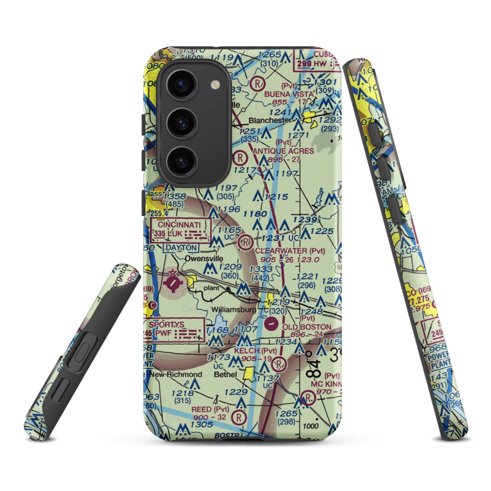 Clearwater Airpark (21OI) VFR Sectional Samsung Phone Case Samsung Galaxy S23 Plus model shown