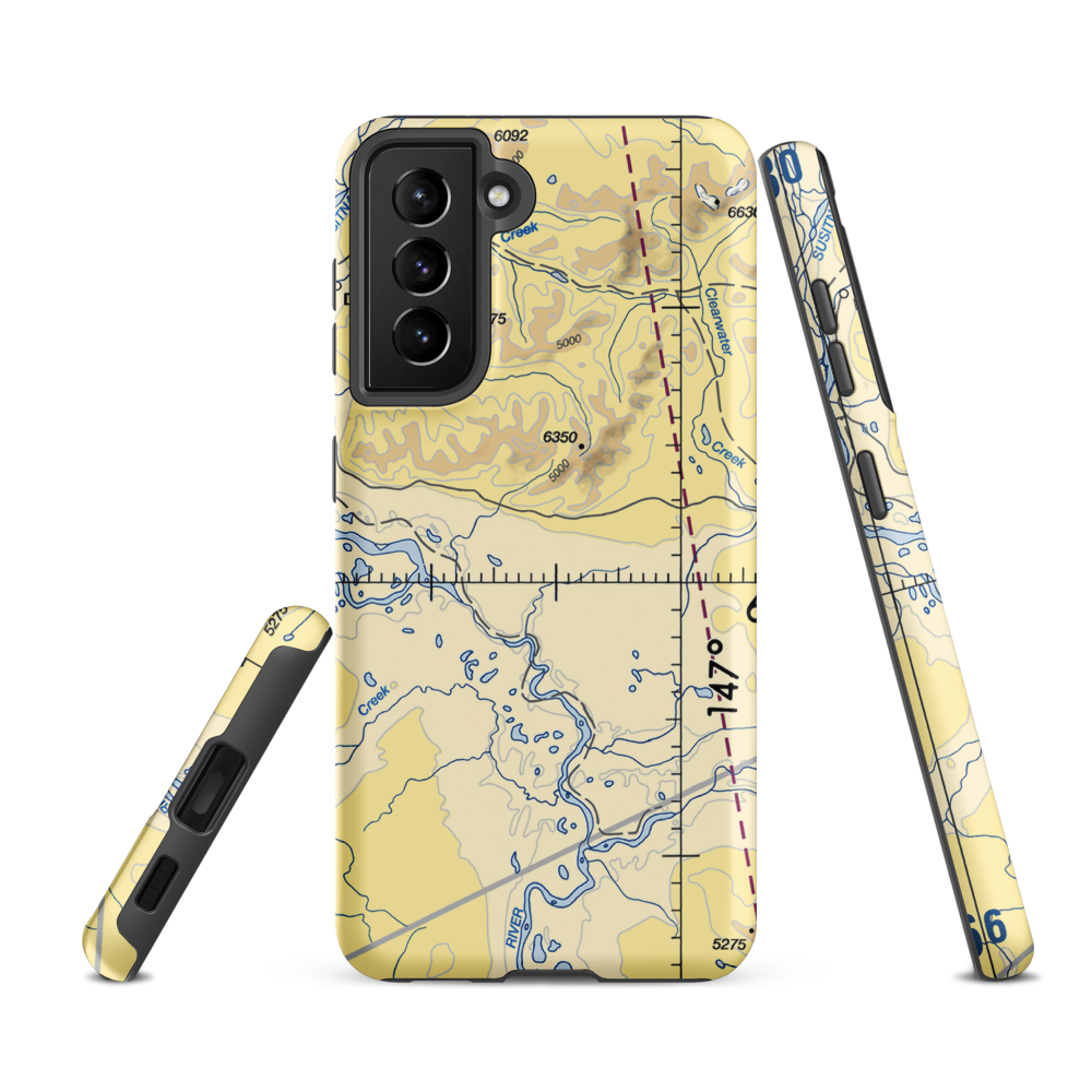 Clearwater Airport (Z86) VFR Sectional Samsung Phone Case Samsung Galaxy S21 FE model shown