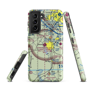 Cleburne Municipal Airport (CPT) VFR Sectional Samsung Phone Case