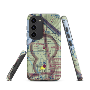 Cliff Hatfield Memorial Airport (CLR) VFR Sectional Samsung Phone Case