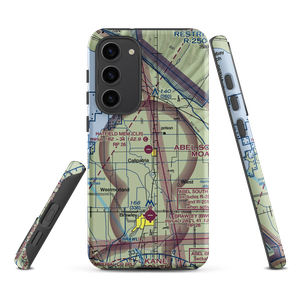 Cliff Hatfield Memorial Airport (CLR) VFR Sectional Samsung Phone Case