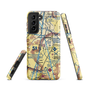 Cline Falls Air Park (3OR8) VFR Sectional Samsung Phone Case
