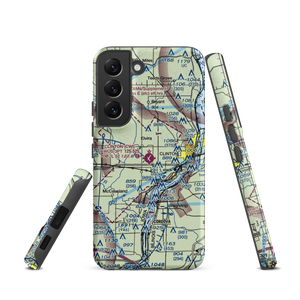 Clinton Municipal Airport (CWI) VFR Sectional Samsung Phone Case