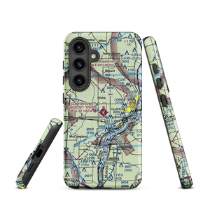 Clinton Municipal Airport (CWI) VFR Sectional Samsung Phone Case