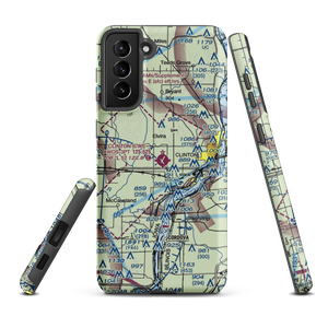 Clinton Municipal Airport (CWI) VFR Sectional Samsung Phone Case