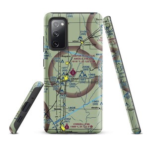 Clinton Regional Airport (CLK) VFR Sectional Samsung Phone Case