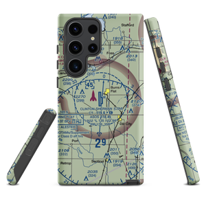 Clinton Sherman Airport (CSM) VFR Sectional Samsung Phone Case