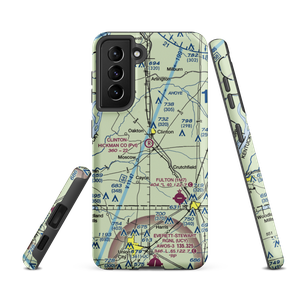 Clinton-Hickman County Airport (0KY7) VFR Sectional Samsung Phone Case