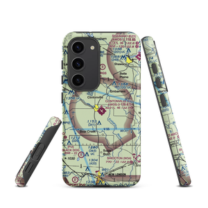 Clintonville Municipal Airport (CLI) VFR Sectional Samsung Phone Case