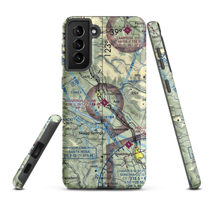 Cloverdale Municipal Airport (O60) VFR Sectional Samsung Phone Case