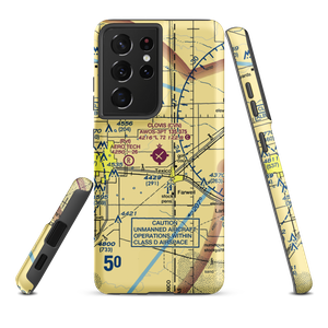 Clovis Municipal Airport (CVN) VFR Sectional Samsung Phone Case
