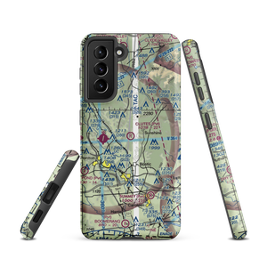 Clute's Hilltop Airport (69NC) VFR Sectional Samsung Phone Case