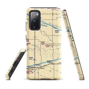 Coberly Airport (86KS) VFR Sectional Samsung Phone Case