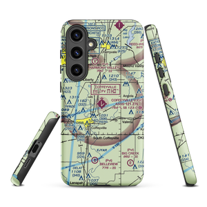 Coffeyville Municipal Airport (CFV) VFR Sectional Samsung Phone Case