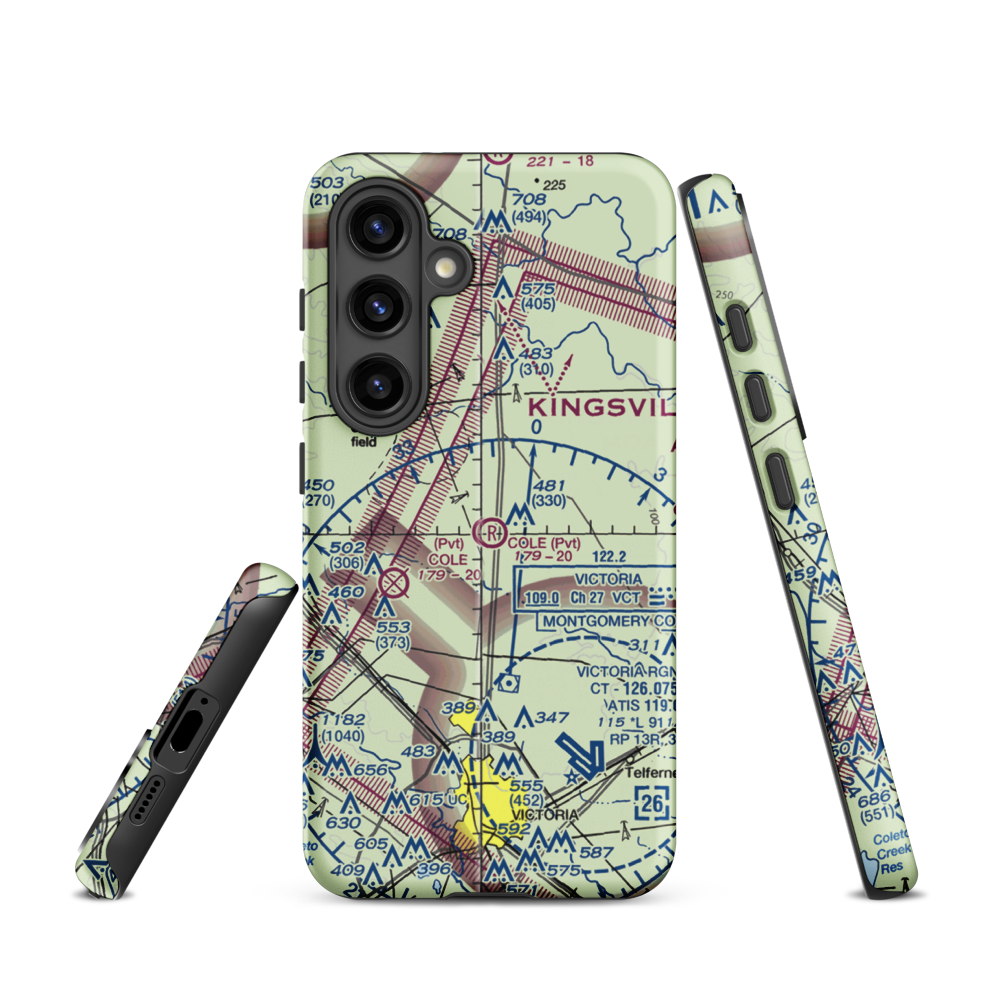 Cole Ranch Airport (94XS) VFR Sectional Samsung Phone Case Samsung Galaxy S24 model shown