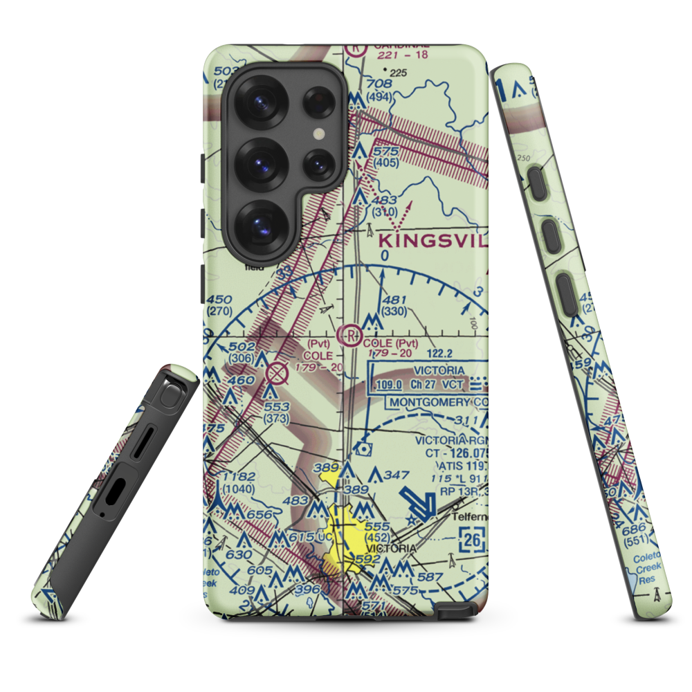 Cole Ranch Airport (94XS) VFR Sectional Samsung Phone Case Samsung Galaxy S25 Ultra model shown