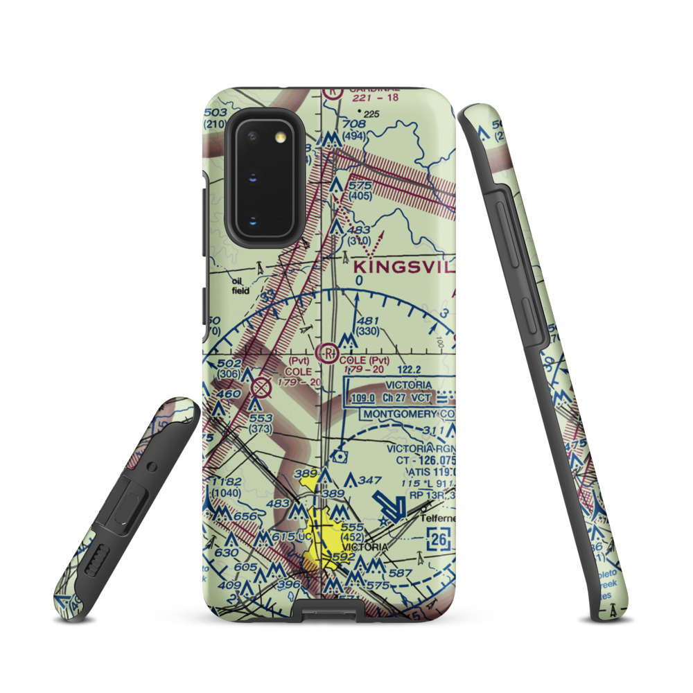Cole Ranch Airport (94XS) VFR Sectional Samsung Phone Case Samsung Galaxy S20 model shown