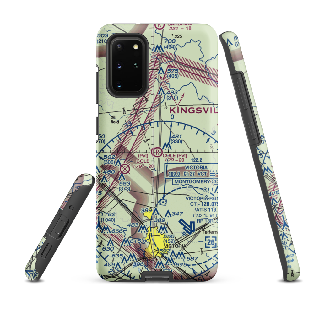 Cole Ranch Airport (94XS) VFR Sectional Samsung Phone Case Samsung Galaxy S20 Plus model shown