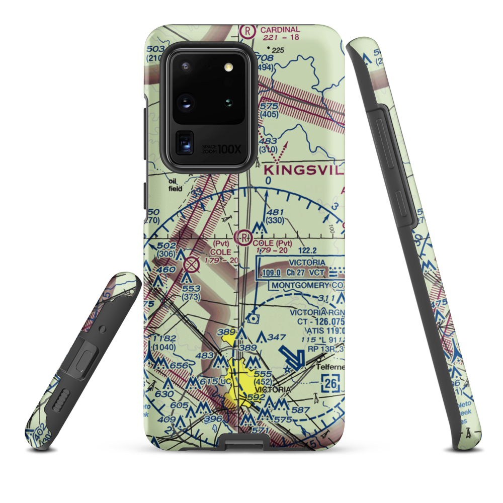 Cole Ranch Airport (94XS) VFR Sectional Samsung Phone Case Samsung Galaxy S20 Ultra model shown