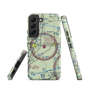 Coles County Memorial Airport (MTO) VFR Sectional Samsung Phone Case