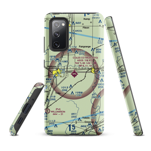 Coles County Memorial Airport (MTO) VFR Sectional Samsung Phone Case