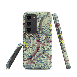 Collegedale Municipal Airport (FGU) VFR Sectional Samsung Phone Case