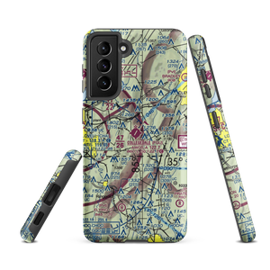 Collegedale Municipal Airport (FGU) VFR Sectional Samsung Phone Case