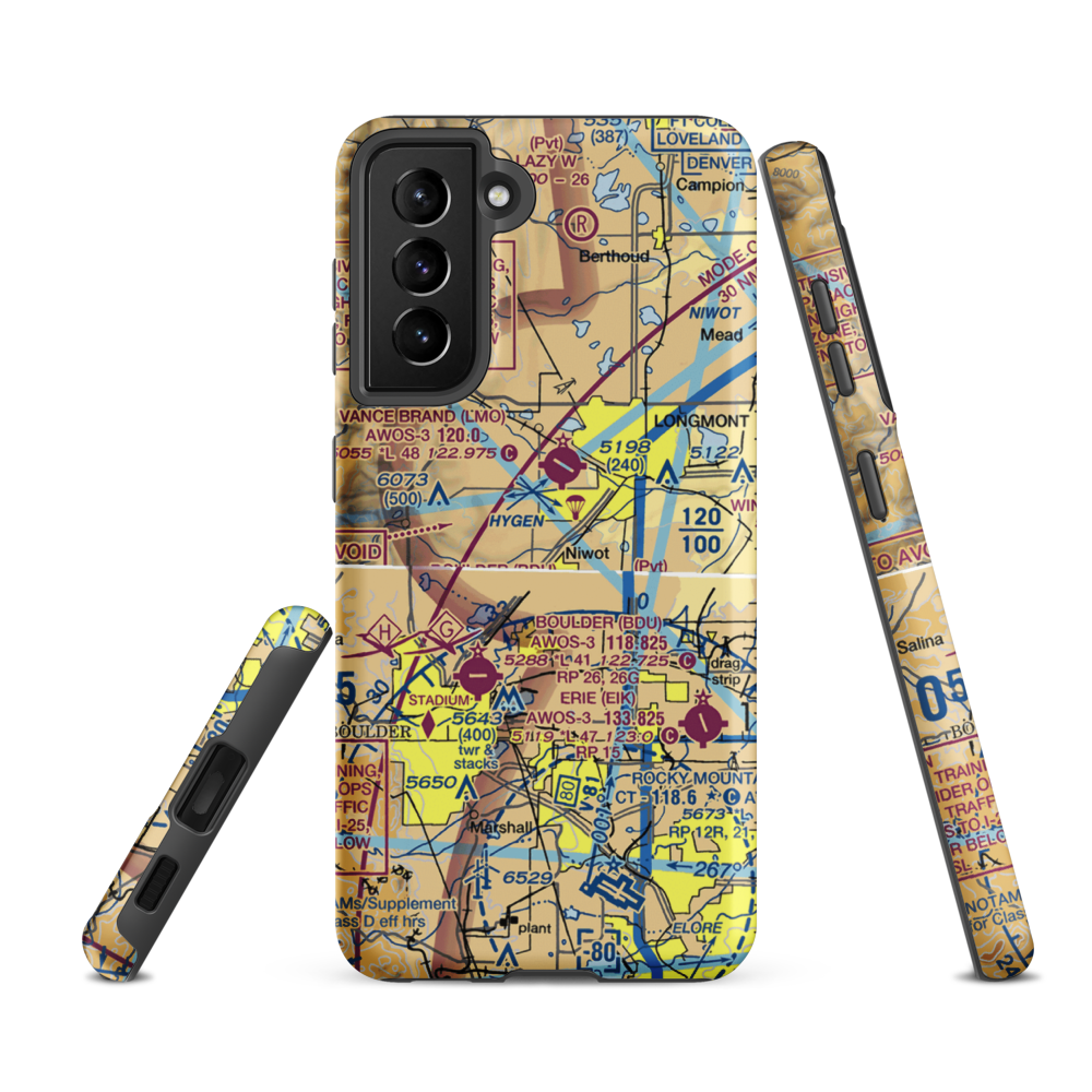 Colorado Antique Field (8CO7) VFR Sectional Samsung Phone Case Samsung Galaxy S21 FE model shown