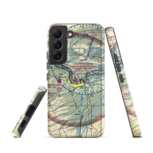 Columbia Gorge Regional the Dalles Municipal Airport (DLS) VFR Sectional Samsung Phone Case