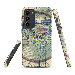 Columbia Gorge Regional the Dalles Municipal Airport (DLS) VFR Sectional Samsung Phone Case