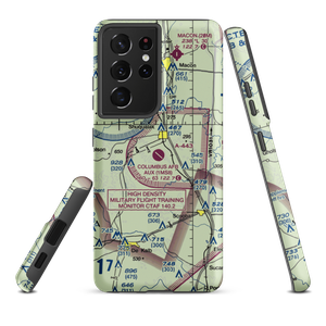 Columbus Air Force Base Aux Field Airfield (1MS8) VFR Sectional Samsung Phone Case