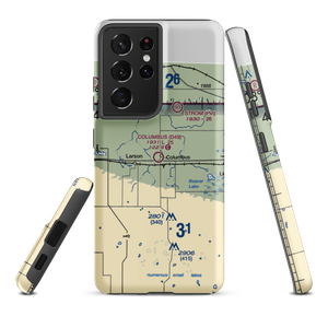 Columbus Municipal Airport (D49) VFR Sectional Samsung Phone Case