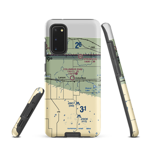 Columbus Municipal Airport (D49) VFR Sectional Samsung Phone Case