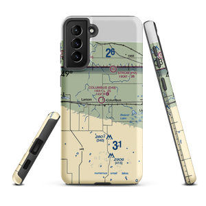 Columbus Municipal Airport (D49) VFR Sectional Samsung Phone Case