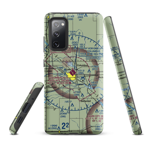 Columbus Municipal Airport (OLU) VFR Sectional Samsung Phone Case