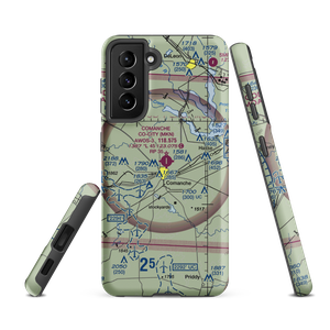 Comanche County City Airport (MKN) VFR Sectional Samsung Phone Case