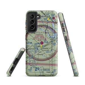 Comanche County City Airport (MKN) VFR Sectional Samsung Phone Case