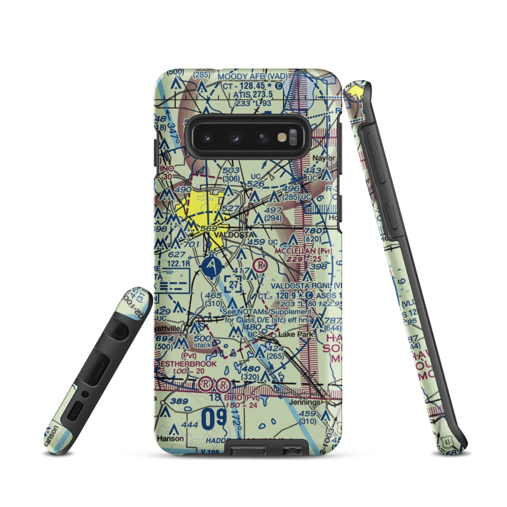 Comanche Landing Airport (US-0060) VFR Sectional Samsung Phone Case Samsung Galaxy S10 model shown