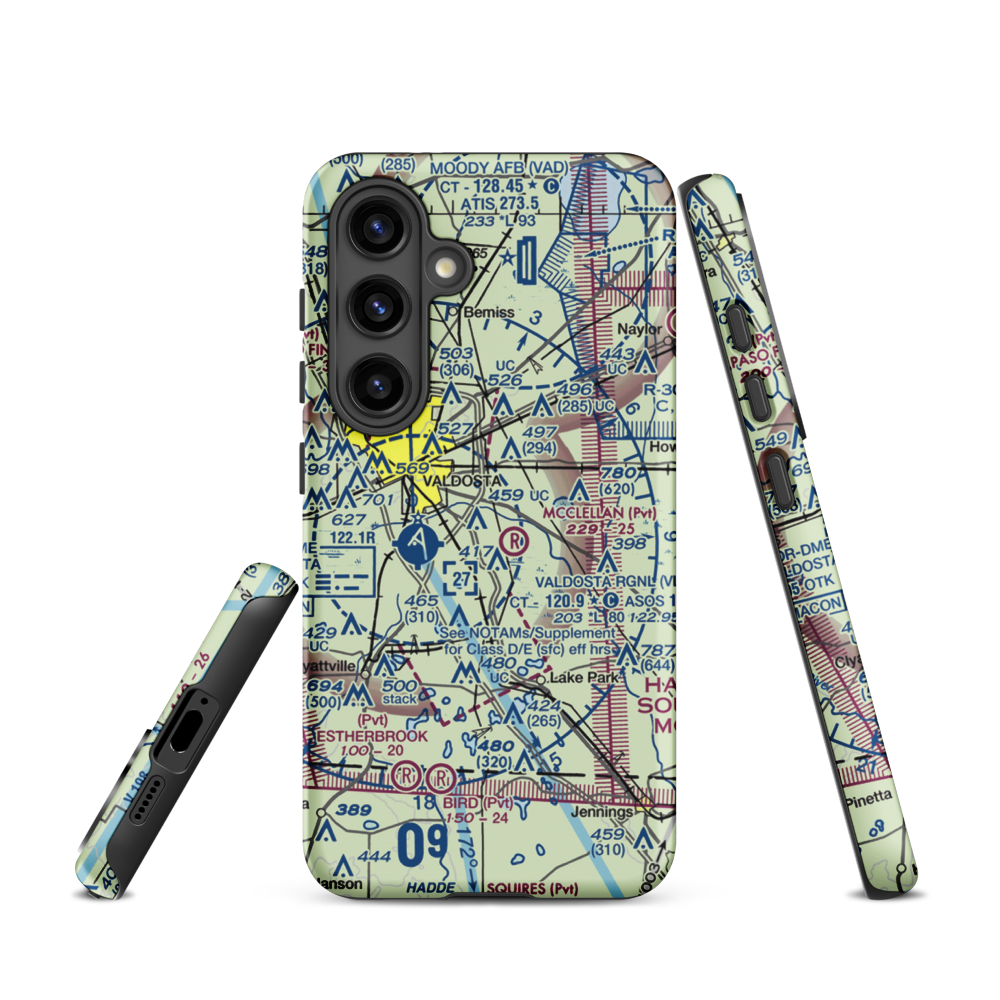 Comanche Landing Airport (US-0060) VFR Sectional Samsung Phone Case Samsung Galaxy S24 model shown