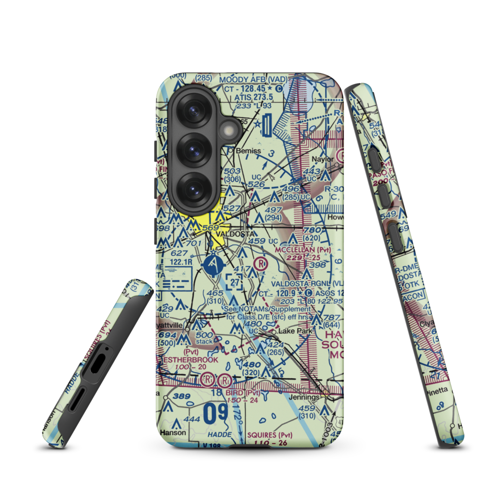 Comanche Landing Airport (US-0060) VFR Sectional Samsung Phone Case Samsung Galaxy S25 model shown