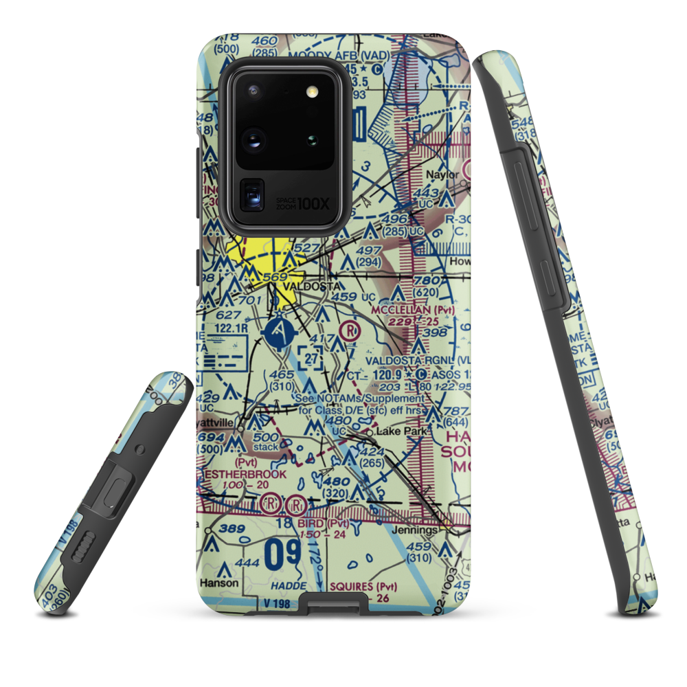 Comanche Landing Airport (US-0060) VFR Sectional Samsung Phone Case Samsung Galaxy S20 Ultra model shown