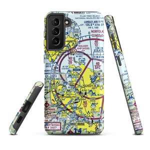 Comlantflt Heliport (NCL) VFR Sectional Samsung Phone Case