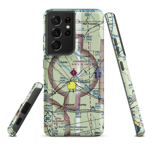 Commerce Municipal Airport (2F7) VFR Sectional Samsung Phone Case