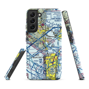 Commodore Center Heliport (JMC) VFR Sectional Samsung Phone Case