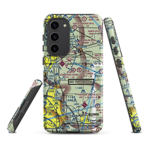 Compass Rose Airport (LL87) VFR Sectional Samsung Phone Case