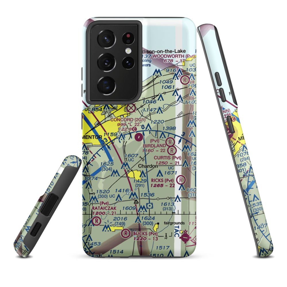 Concord Airpark (2G1) VFR Sectional Samsung Phone Case Samsung Galaxy S21 Ultra model shown