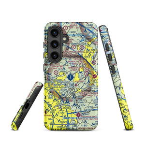 Concord-Padgett Regional Airport (JQF) VFR Sectional Samsung Phone Case