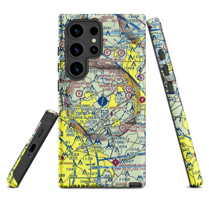 Concord-Padgett Regional Airport (JQF) VFR Sectional Samsung Phone Case