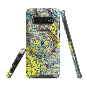 Concord-Padgett Regional Airport (JQF) VFR Sectional Samsung Phone Case