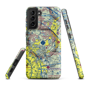 Concord-Padgett Regional Airport (JQF) VFR Sectional Samsung Phone Case